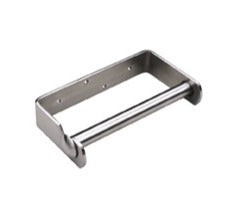 Single Toilet Roll Holder in Satin Stainless Steel